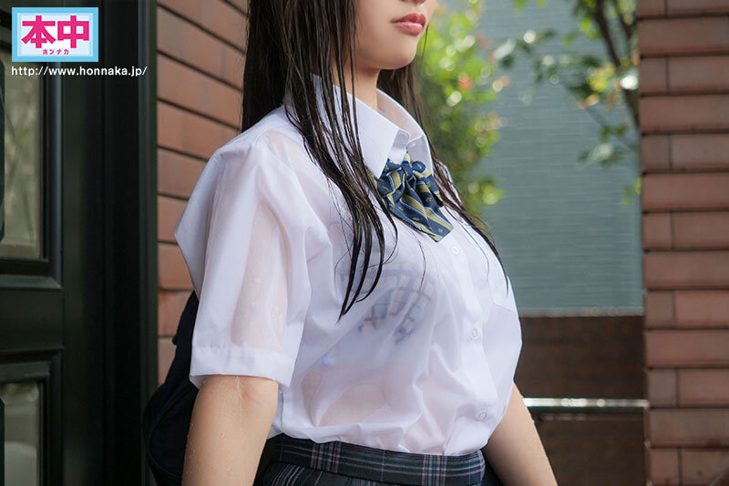 鈴の家りん(铃之家铃)作品HMN-643发布！大雨袭来，女高中生制服湿透屋檐下躲雨，屋主邀进门硬上中出-图片3